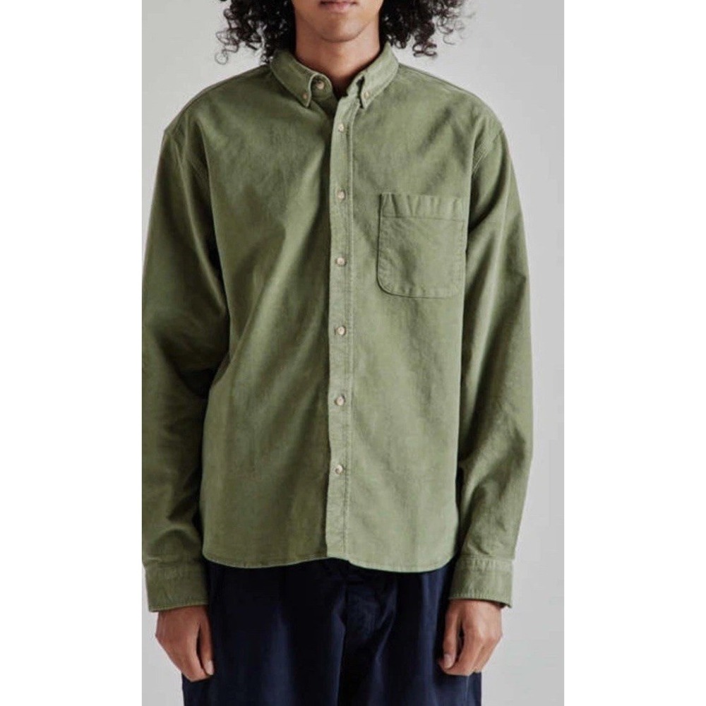 Kestin Raeburn Green Long Sleeve Button Up Large